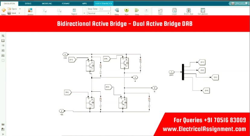 PLECS Dual Active Bridge Converter for EV Charging screenshot 8